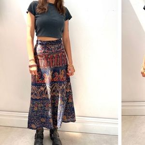 *RARE* Free People Greek Wrap Skirt OS